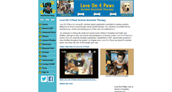 Desktop Screenshot of loveon4paws.org